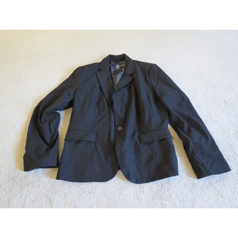 Hipchik Couture Red Snake Print Blazer Size Large Black Tuxedo Jacket Women L